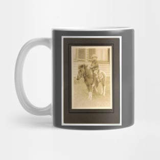 Young Boy and His Pony Mug